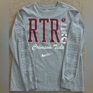 University Of Alabama Crimson Tide Men’s Large Long Sleeve Nike Tee
